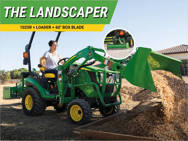 The Landscaper tractor package