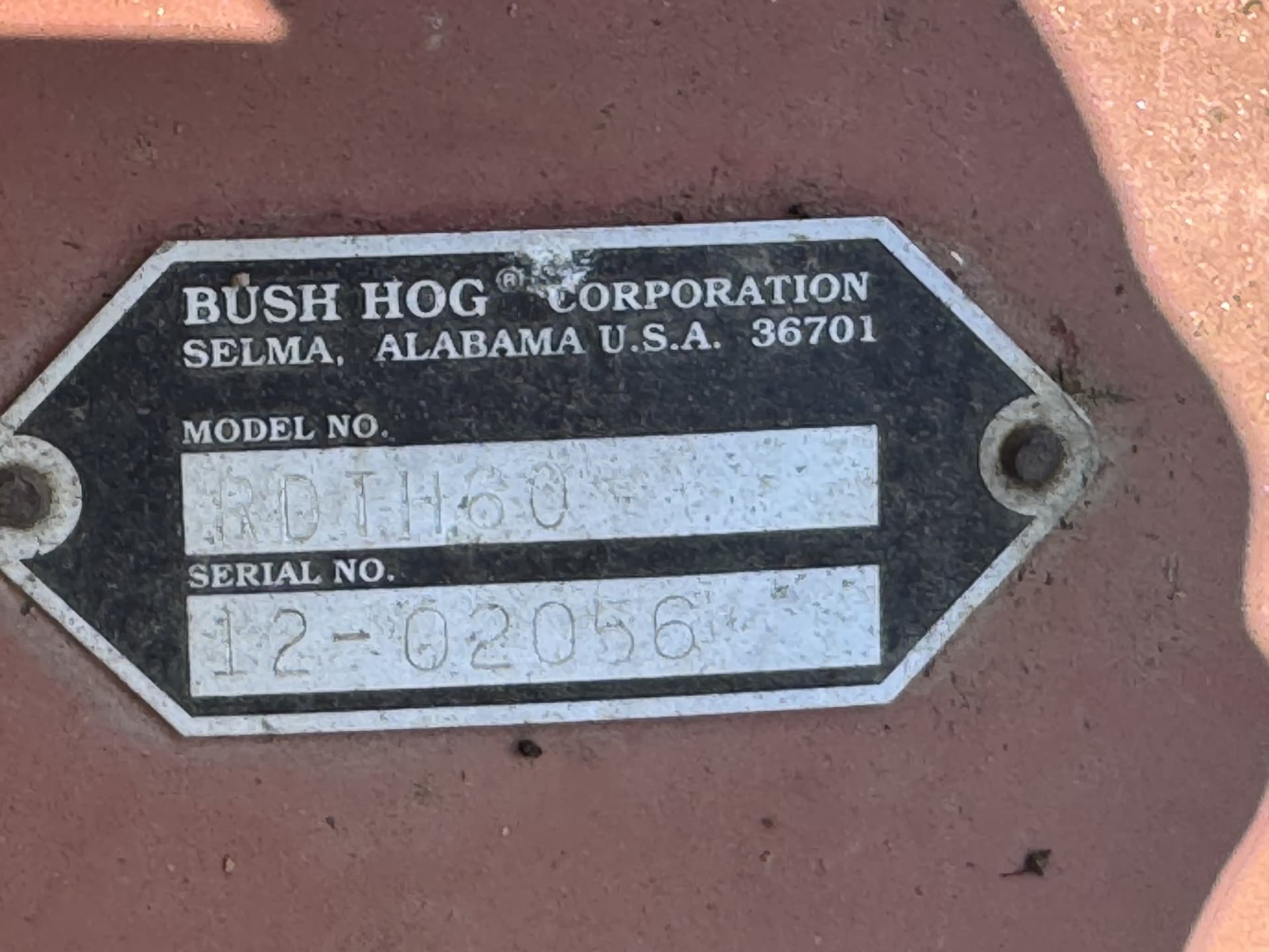 2020 Bush Hog RDTH60 Image