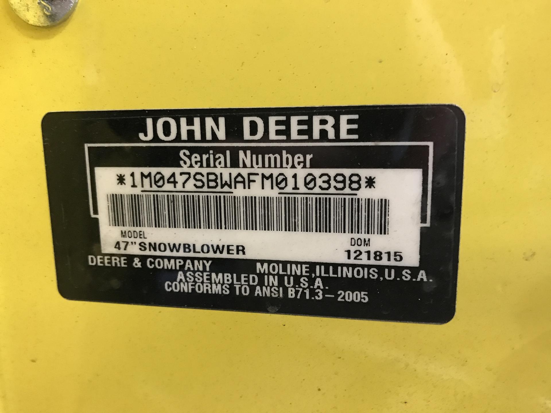 2015 John Deere 47SB Image