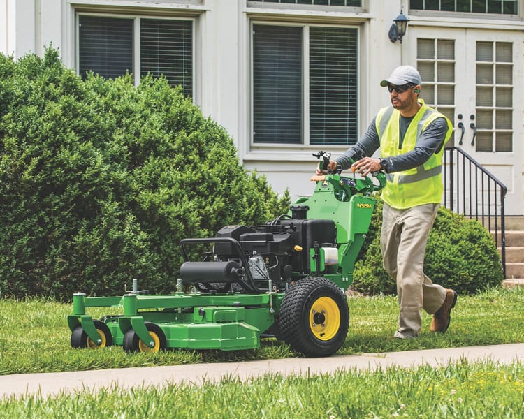 john deere walk behind mower