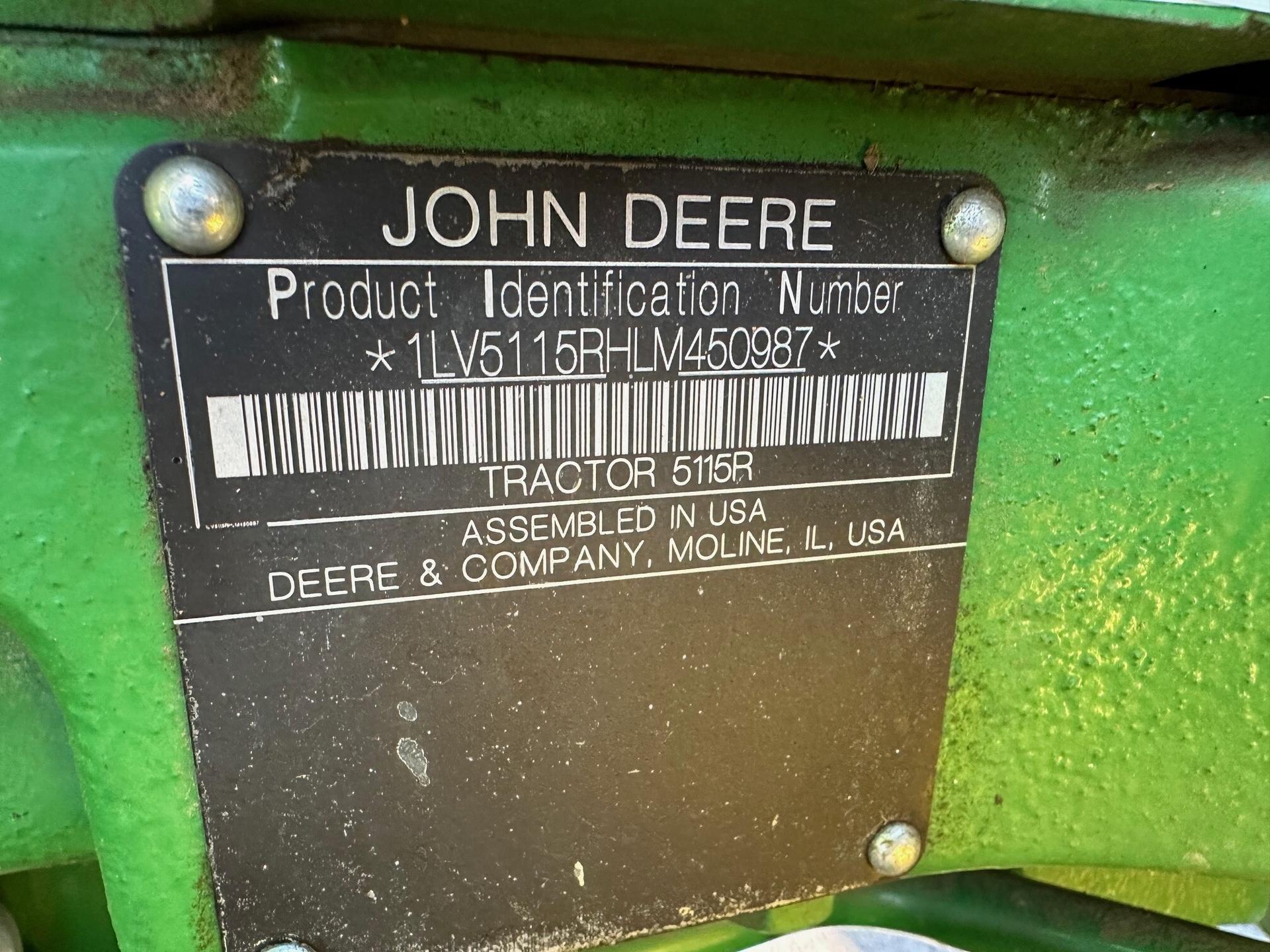 2021 John Deere 5115R
